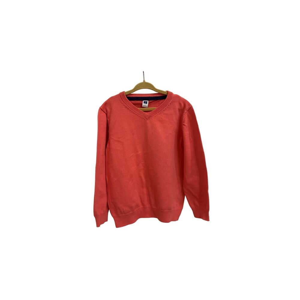 Janie and Jack Coral Lightweight V Neck Sweater Size Youth 5